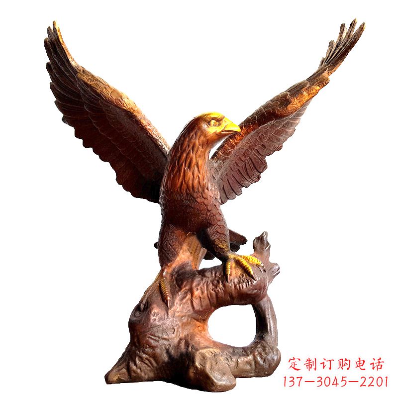 大同中领雕塑推出的老鹰展翅铜雕绝对是一件可以…