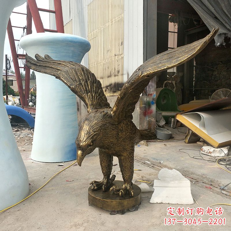 大同老鹰铜雕
