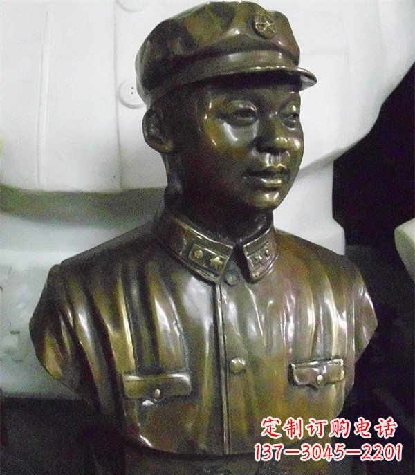 大同雷锋胸像校园玻璃钢雕塑