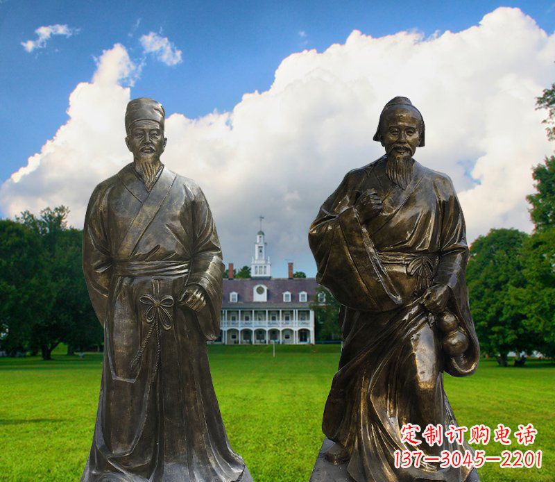 大同传承古代名人——华佗雕塑