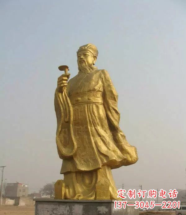 大同精美绝伦的李时珍铜雕