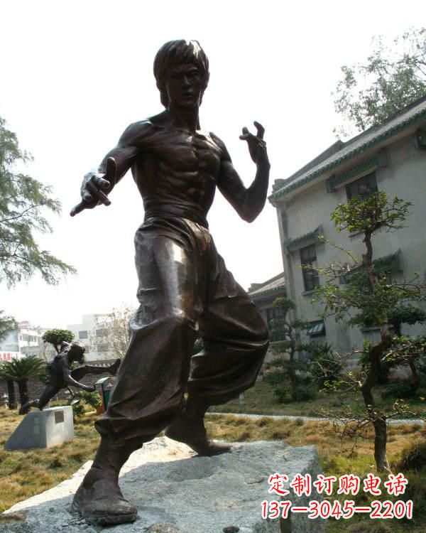 大同专业定制李小龙铜雕
