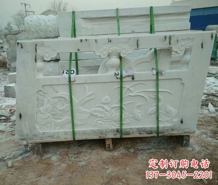 大同高端汉白玉栏板雕塑,精致装点你的空间
