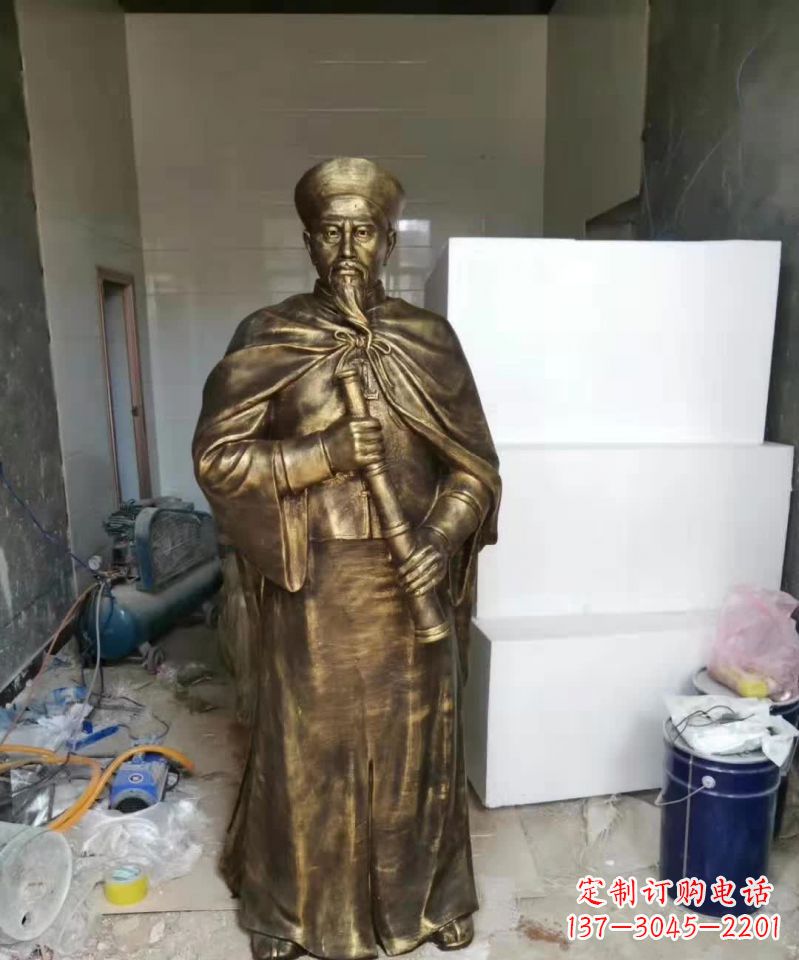 大同荣耀中国历史人物——林则徐铜雕