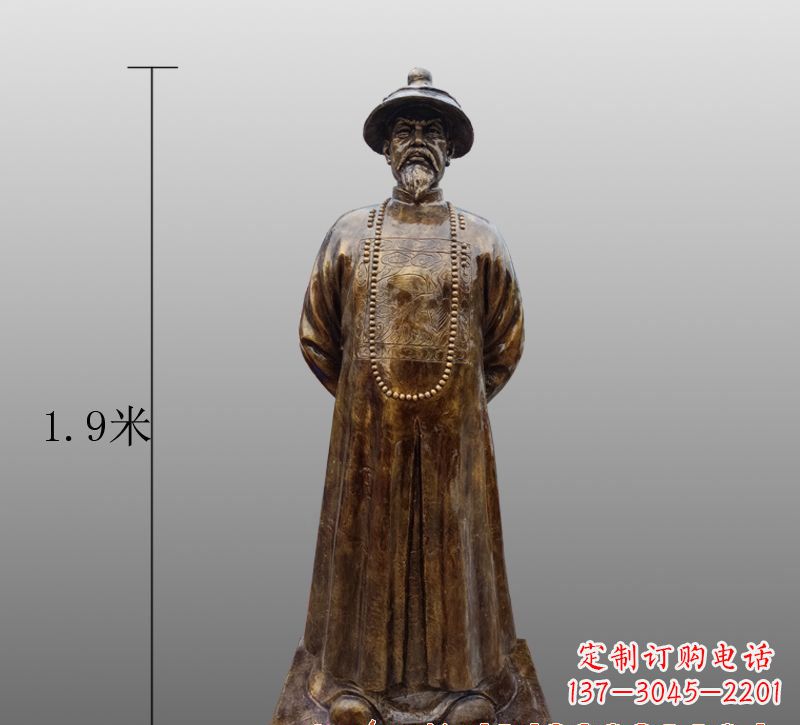 大同为您量身定制林则徐铜雕像