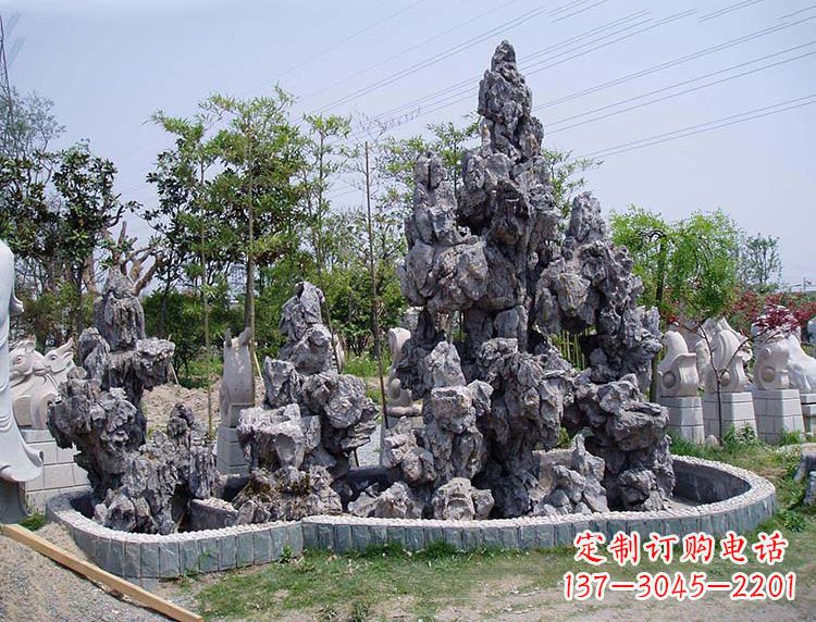 大同用心雕刻,灵璧石奇石假山雕塑