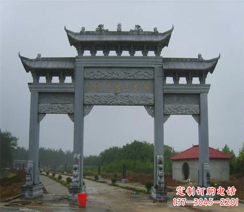 大同传承古典,艺术铸就灵动雕塑——中领雕塑定制牌坊石雕