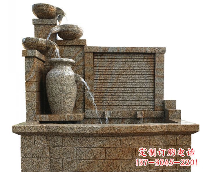 大同中领雕塑专业定制水槽庭院石雕摆件,它们是…