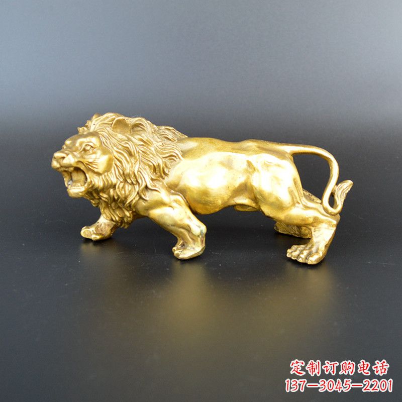 大同鎏金西洋狮子雕塑