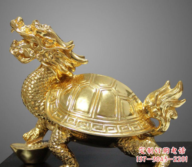 大同龙龟招财神兽铜雕