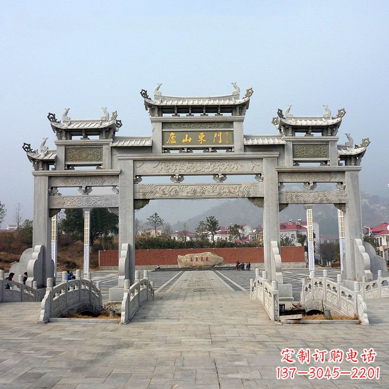 大同庐山大门石牌坊雕塑特色产品介绍