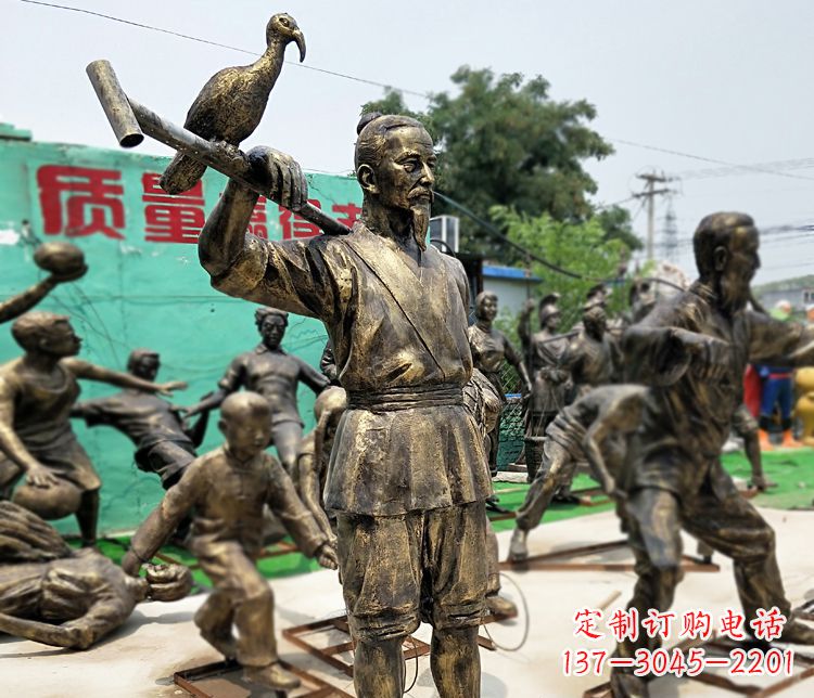 大同鸬鹚雕塑——独具魅力的风采