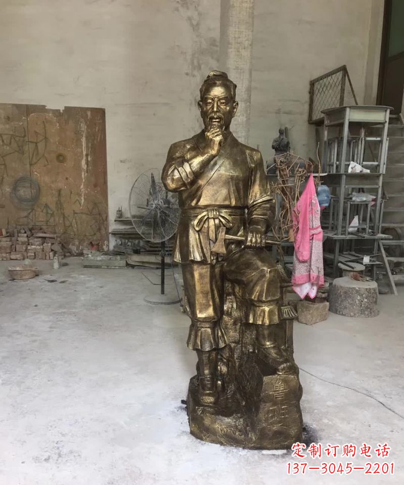 大同鲁班古代人物雕塑