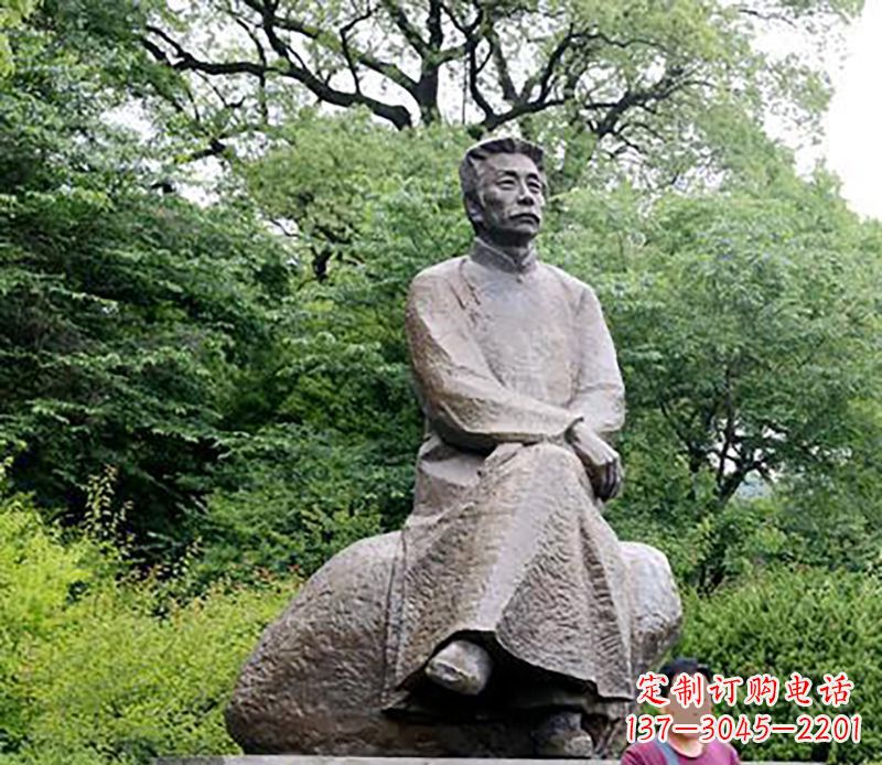 大同倾情打造鲁迅公园手工雕塑
