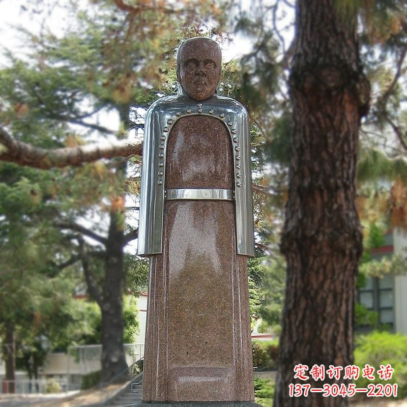 大同纪念伟大的名人:路易斯·巴斯德抽象雕像