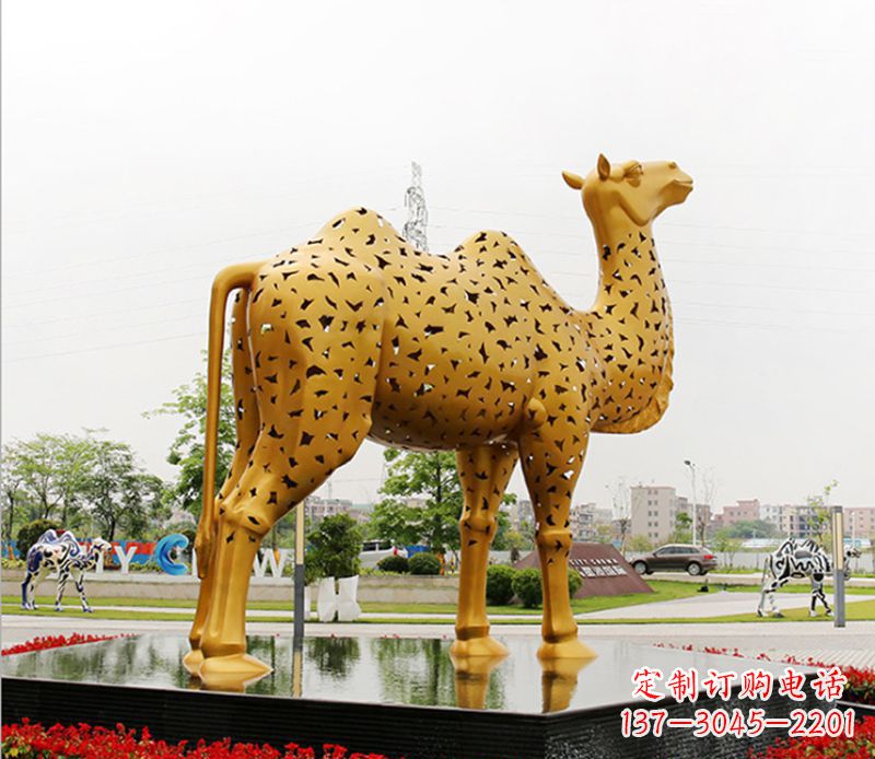 大同中领雕塑：骆驼雕塑精美绝伦