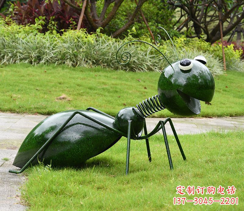 大同绿色落尾蚂蚁不锈钢摆件雕塑