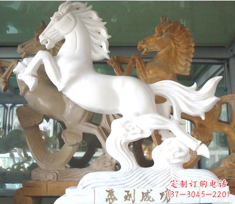 大同马到成功景观石雕