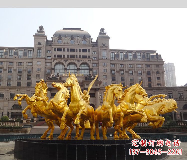 大同马动物铜雕,令您流连忘返