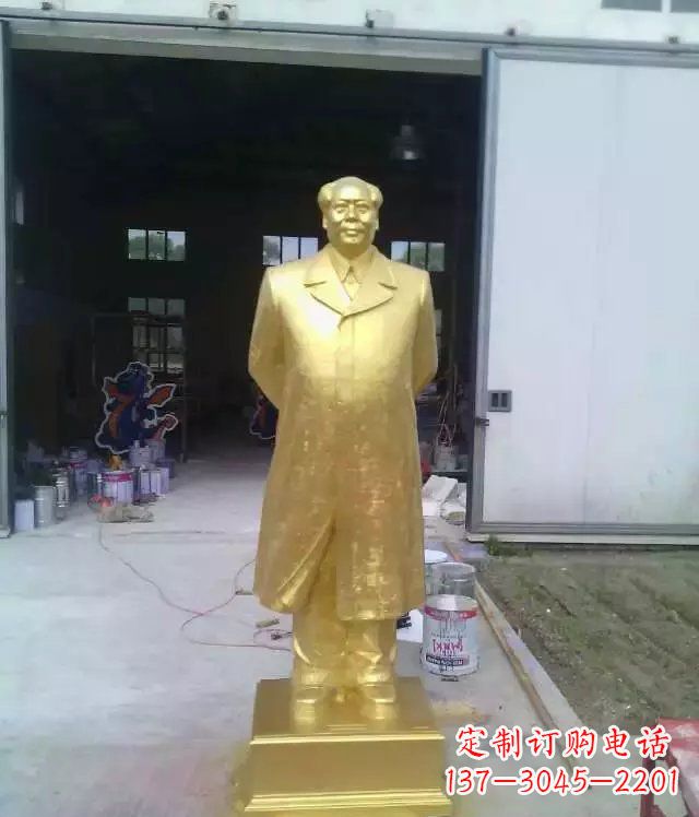 大同毛主席广场伟人铜雕