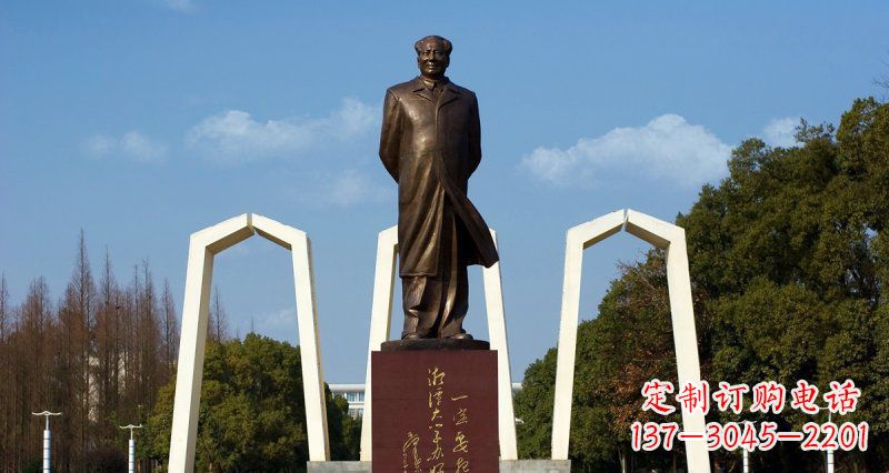 大同纪念性毛主席铜雕,您的精致礼物