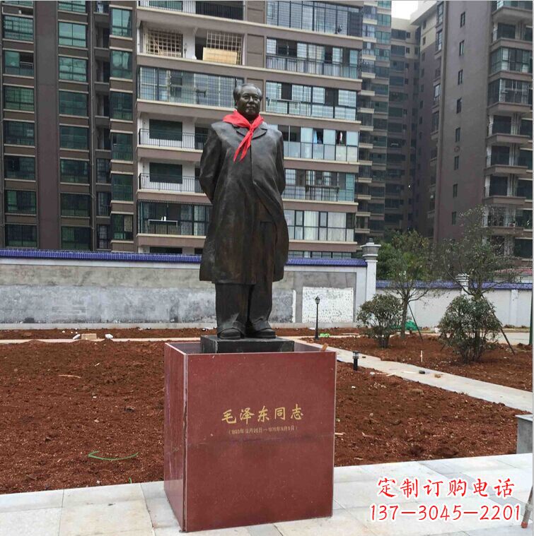 大同毛主席伟人铜雕,让传承历史文脉!