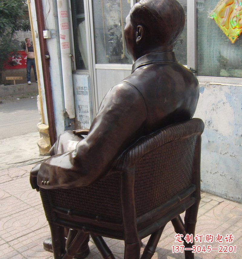 大同伟大领袖铜雕塑,缅怀毛主席伟大的一生