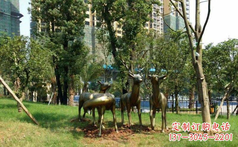 大同青铜雕刻的梅花鹿,给您的生活带来另一种美感
