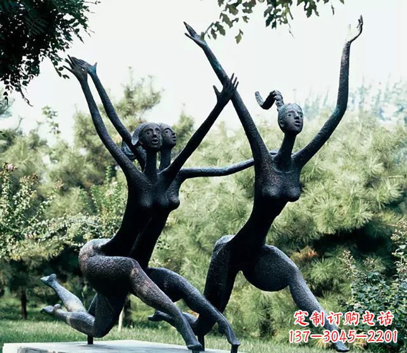 大同精美美女铜雕——绽放出精灵般的美丽