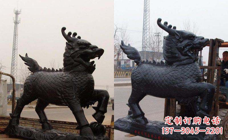 大同艺术精灵---麒麟神兽铜雕