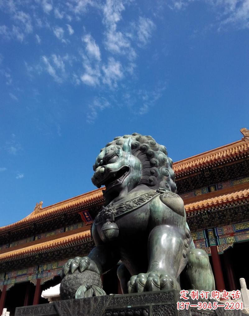 大同铜雕狮子，传承古典文化