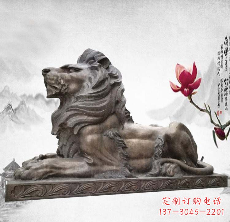 大同经典西洋欧式铜雕狮子