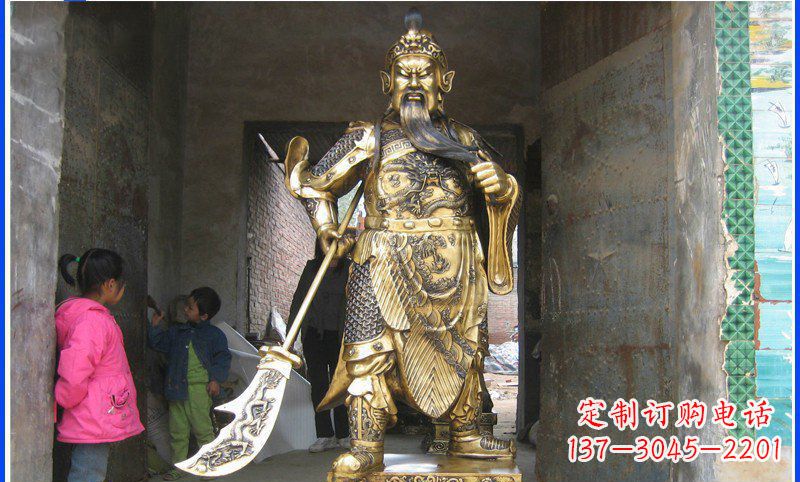 大同铸魂关公雕塑,让古老传说继续传承
