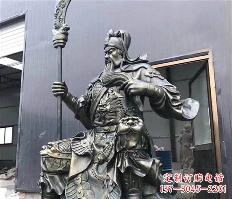 大同高雅典雅的关公铜雕