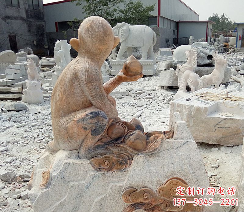 大同精美猴子石雕，带来浓浓的节日气息