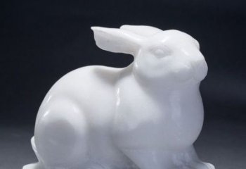 大同精致汉白玉兔子雕塑