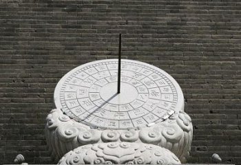 大同花岗岩古代计时器日晷雕塑