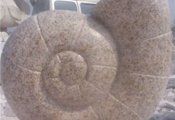 大同花岗岩蜗牛石雕|质感细腻的蜗牛雕塑