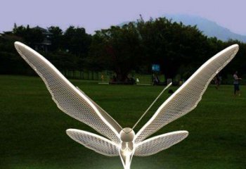 大同花园不锈钢装饰蝴蝶雕塑