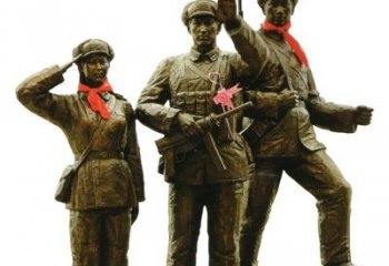 大同勇士战士雕塑，感受立于战场的英勇豪迈