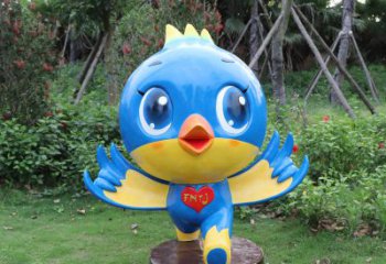 大同蓝色梦幻，玻璃钢鸽子雕塑