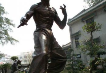 大同专业定制李小龙铜雕