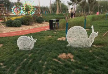 大同镂空不锈钢蜗牛雕塑