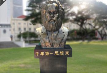 大同马克思胸像铜雕，悠久历史的象征