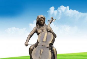 大同拉出独特美丽，为您打造定制美女提琴雕塑