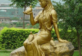 大同答案；展现浪漫的爱情：鸽子雕塑