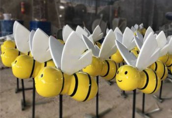 大同动感蜜蜂雕塑，营造精致的都市公园