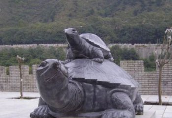 大同中领雕塑母子乌龟公园石雕