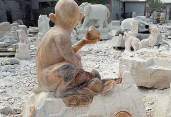 大同精美猴子石雕，带来浓浓的节日气息