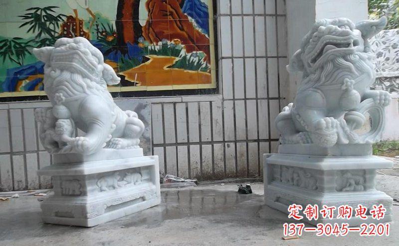 大同外观优雅的狮子石雕